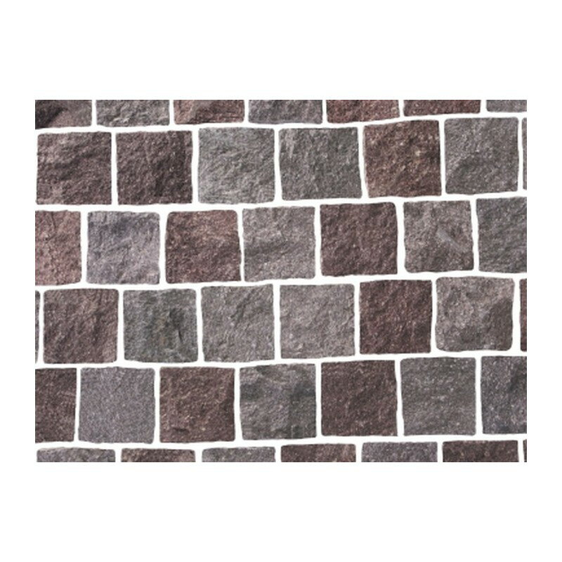 石材タイル 斑岩 ポルフィード ブラウン ピンコロ 8枚 約90×約90×40〜60程度 507-PK 中国産 荷受リフト必須 床材 ドリーム壁材 アM 代引不可 個人宅配送不可