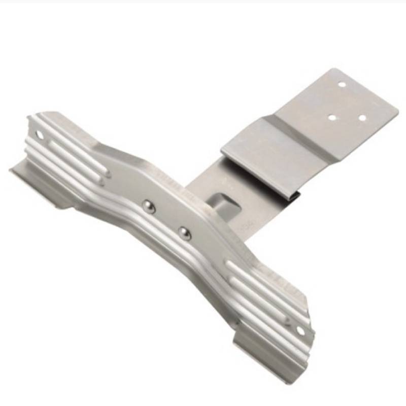 雪止金具 平葺用 AT D-398 イーグルIIS60 高耐食鋼板 生地 0161900 先付け 羽根つき 屋根 降雪 雪止め 北別 スワロー 代引不可