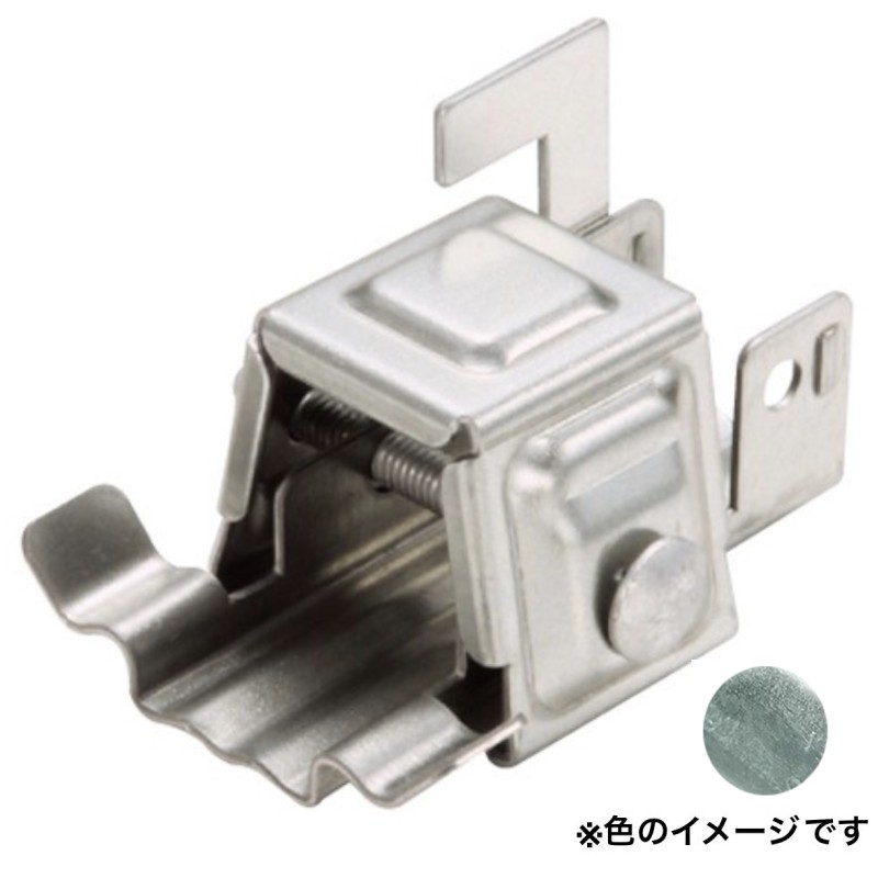 Rakuten - 雪止金具 瓦棒用 D-331 アトラスII三晃式 アングル用 ドブメッキ 生地 0168200 後付け 屋根 降雪 雪止め 北別 スワロー 代引不可