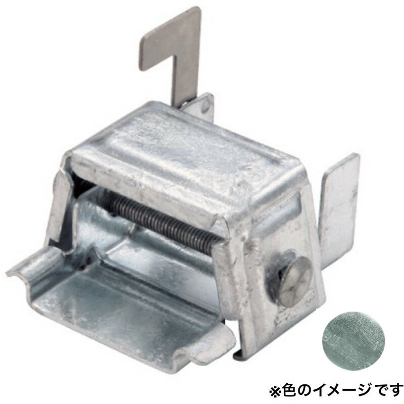乐天商城 - 雪止金具 瓦棒用 ニュー剣 アングル用 65mm角耳 ドブメッキ 生地 0168861 後付け 屋根 降雪 雪止め 北別 スワロー 代引不可