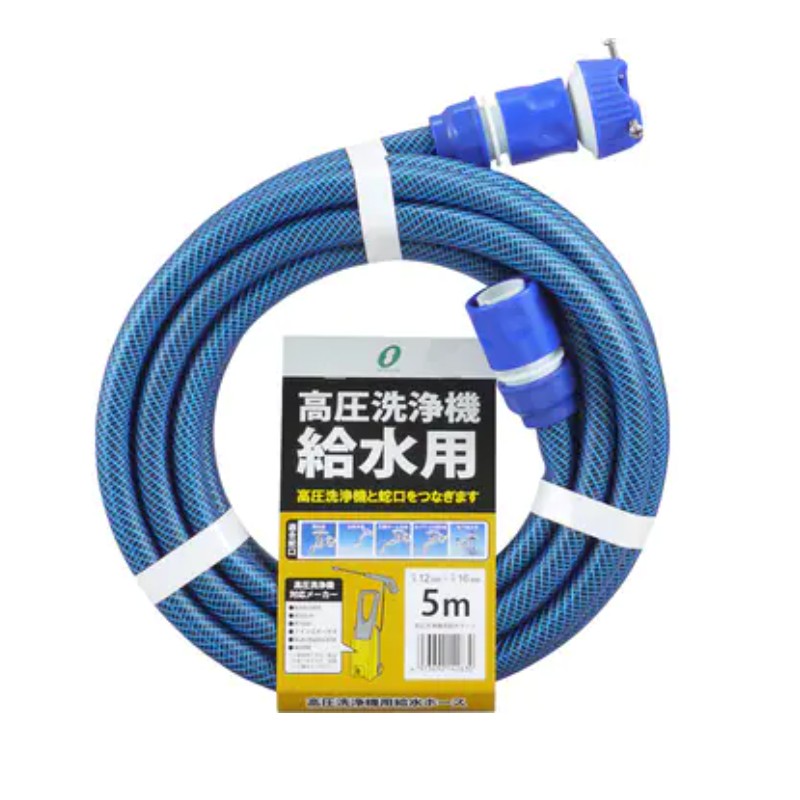 コネクターと蛇口接続部のついた便利な給水ホースです。 水圧に強い内径12mmの糸入りホースを採用、ねじれにくく中黒ホースにより藻の発生を防ぎます。 材質 ・PVC、ポリエステル糸 品質 ・構造 糸入り二重管防藻ホース ・使用温度範囲 0〜60℃ ・耐寒性 脆化温度-40℃ ・最高使用圧力:0.70MPa(環境温度23℃時) 用途 ・家庭用給水用具、家庭用散水用具として 適用流体 ・水類似商品はこちら高圧洗浄機用給水ホース 10m 内径12mm 51,852円高圧洗浄機用給水ホース 3m 内径12mm 外77,077円プラリール用ツインネットホース 10m 内径132,404円プラリール用ツインネットホース 20m 内径132,347円プラリール用ツインネットホース 30m 内径124,739円プラリール用ツインネットホース 60m 内径112,155円プラリール用交換ホース 60m 内径12mm 10,868円ツインネットホース 5m 内径15mm 外径132,061円プラリール用さらさらブラウンホース 60m 内10,697円2026/02/03 更新【メーカー在庫となります。在庫切れの場合はご連絡させていただきます】【北海道・沖縄・離島送料別途見積もり商品】【お客様都合の返品の場合返品手数料がかかります】