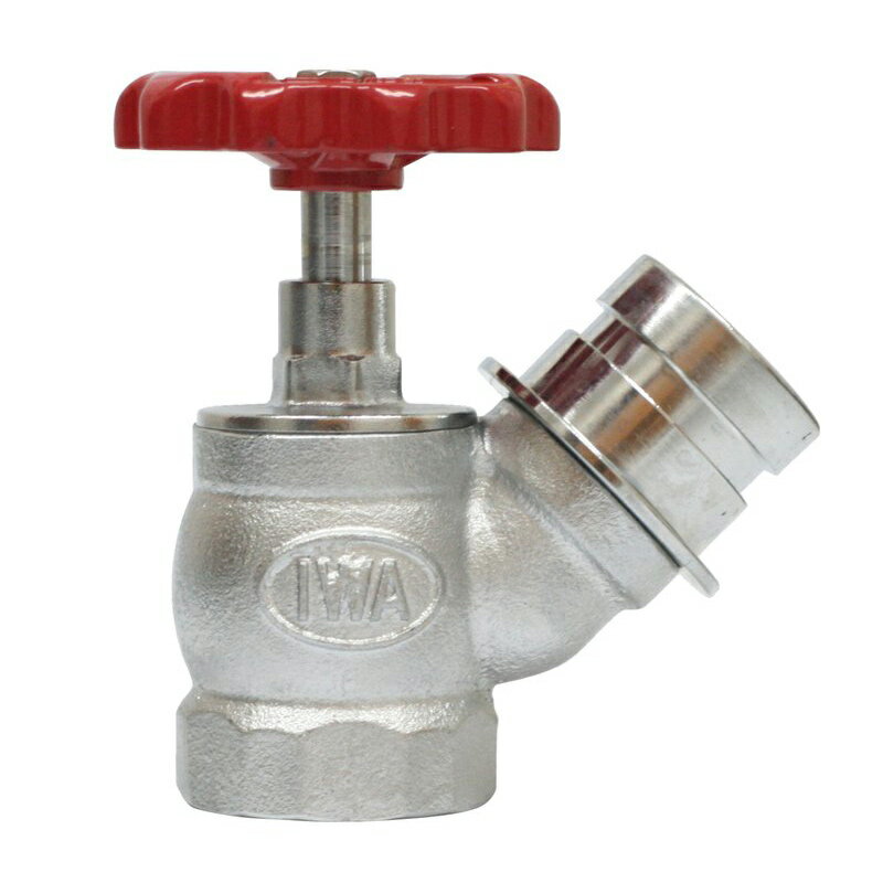 町野式散水栓バルブ 根元固定タイプ 40×45° 1.6MPa 黄銅製 ガスネジ式メス 31SV4045B 消防 防災 災害 固定 部品 噴霧 岩崎製作所 代引不可 個人宅配送不可