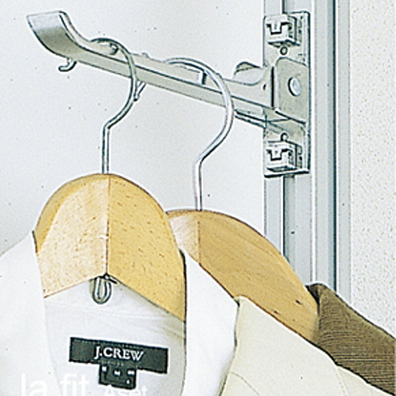 5個 ワンロック 縦つっぱりポール ラフィット専用パーツ ハンガーフック 大 E2756 出幅 20cm ハンガー フック ラック 洋服 衣類 掛け フルネス Lク 代引不可 [2]