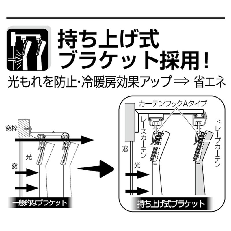 装飾カーテンレール ロアール S シングル I0825 I0823 I0824 3m カラー3種類 木目...