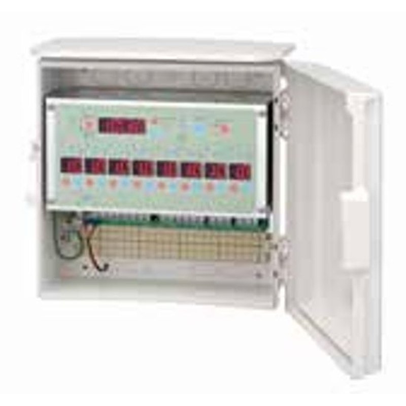 自動散水制御装置 デジタル式 オートレインタイムスイッチ 8系統 FV801 入出力電圧 AC100V AC200V 自動かん水 制御盤 初心者 簡単 イリテック カ施 代引不可