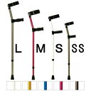ロフストランドクラッチ 5色 カラー選択 サイズ SS~L 杖 アンプティサッカー で使われる クリスタルケア 歩行補助 リハビリ クリスタル産業 代引不可