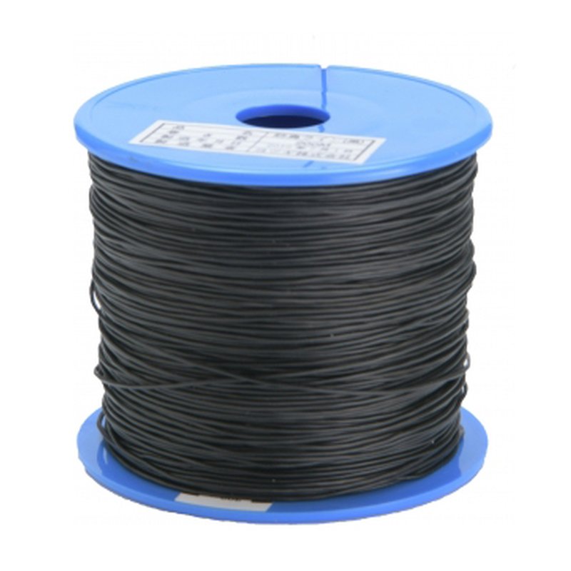 防鳥ライン 黒 YS-970-08-02 直径1.0mm×200m 防鳥 鳥害 鳥よけ 鳥封じ 対策 電線 電力 通信 電設 設備 ..