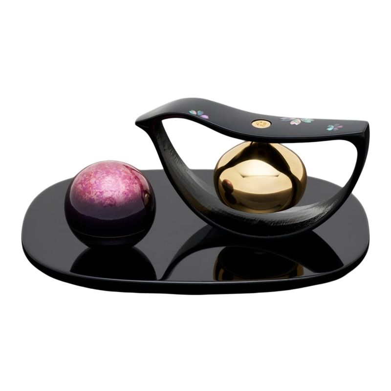 音心具セット 宵の桜 かたみいれ おりん トレイ 仏具 後飾り 葬祭 用品 仏前 日本製 葬祭 慰霊 葬儀 久乗おりん 山口久乗 D