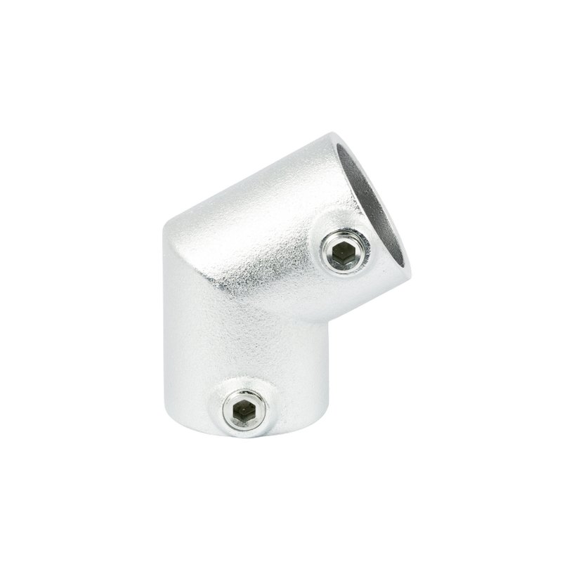 Rakuten - 単管パイプ継手 L継ぎ 120°エルボ S-4-2L-120 屋内専用 Sタイプ 48.6用単管ビス止めジョイント DIY 接続 結合 かん太 J工 産直 代引不可