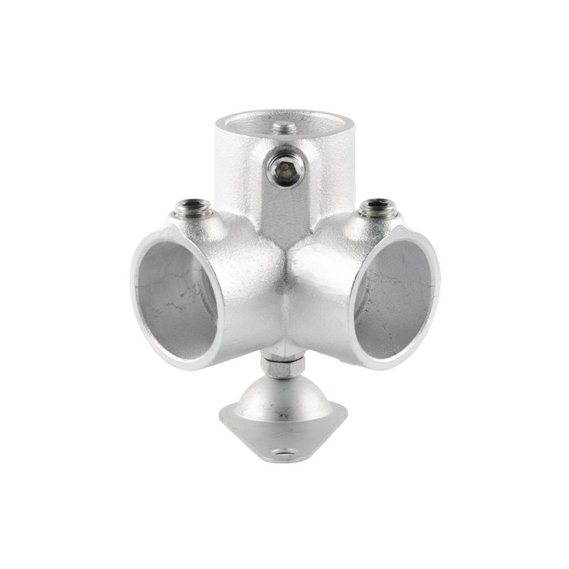 Rakuten - 単管パイプ用アクセサリー アンカー型水平調整コーナー S-15-3Y-500A 10個入 Sタイプ 48.6用単管ビス止めジョイント DIY かん太 J工 産直 代引不可