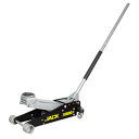 ジャッキ 低床型 アルミスチールジャッキ JACK3000 3t 最高位465mm 最低位100mm 重量 約26kg ダブルポンプでスピーディ 和C 代引不可