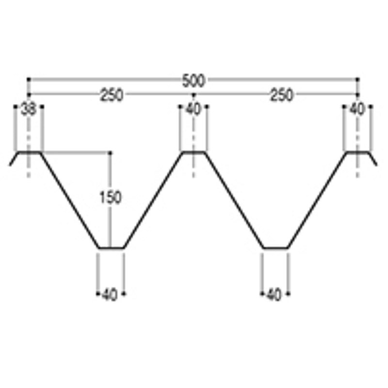 面戸 水止 表 0225 100個入 カラー選択 150タイプ 亜鉛鋼板 500タイプ 重ね式折板 屋根材 高又製作所 代引不可 2