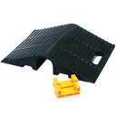 ホースプロテクター 保護カバー 連結式 02HP050R 50mmホース用 370x300x70mm ホースブリッジ ガード 車両対応 合成ゴム 岩崎製作所 代引不可
