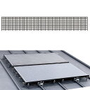 太陽光発電パネル 下用 防鳥ネット グリッドガード3 ショートタイプ 4700030 10m用セット SUS430 落ち葉 鳥害 鳩 スワロー 代引不可