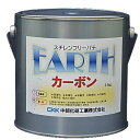 カーボン パテ EARTH 3.5kg 4缶セット スチレンフリー 硬化剤黄色 補修 造型に ブレンドOK 中部化研 代引不可