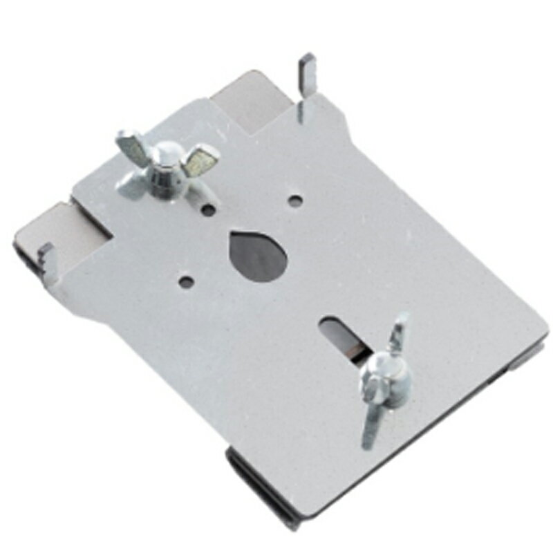 外構鉄ベース枠固定金具 T字 100巾 4個入 8215029 スリット固定金具 NSP 代引不可 個人宅配送不可