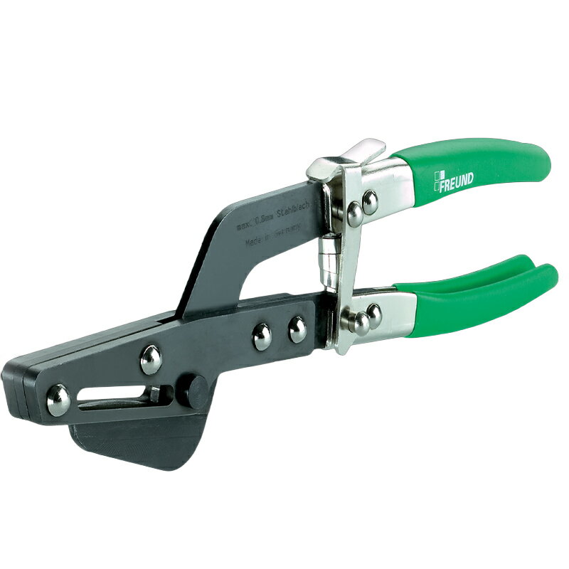 ユーロパンチングハサミ 角折りVカット用 FREUND 海王 アM 代引不可