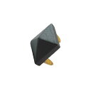 飾鋲 角 偏芯飾鋲 13x11mm 50個 真鍮地 カラー選択3色 青銅 黒 鉄錆 門金具 エイト 北別 アM 代引不可