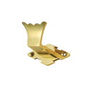 寺社金物 額受 御殿捻止額受 真鍮地 本磨き 120mm M2606 門金具 エイト 北別 アM 代引不可