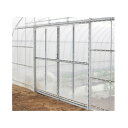 ビニールハウスドア マルヒロドアEX 枠 12幅枠 12x23 1200x2300mm 2枚入 MD-EX-12x23 アンダーキャスター式 北別 東都興業 タ...