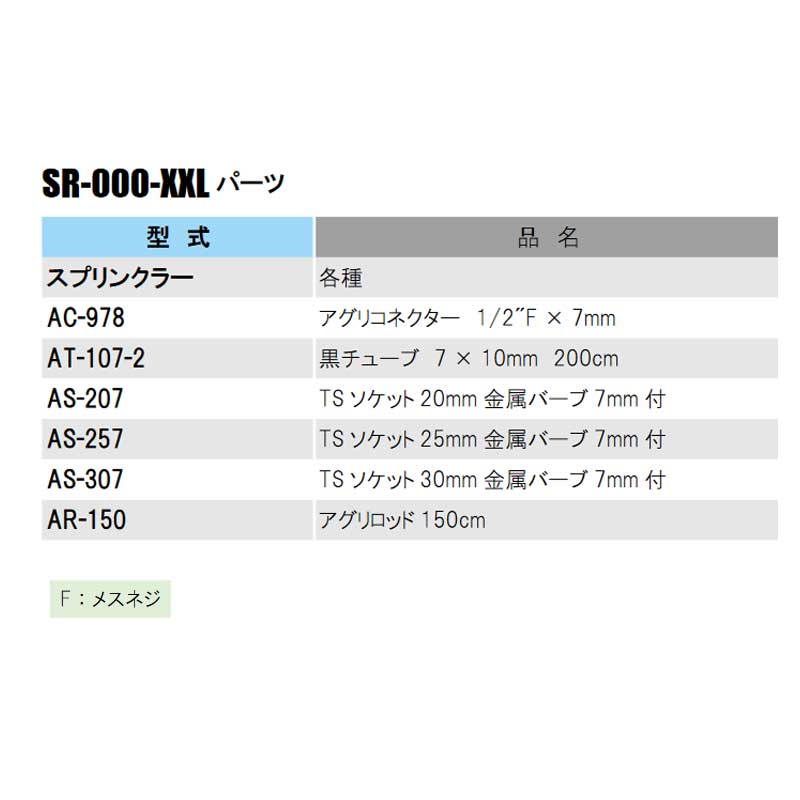 立上げ式スプリンクラーセット SR-000-XXS アグリロッドセット ロング スプリンクラーなし 塩ビ30mm SR-000-30L 塩ビ配管用 潅水 イリテック カ施 代引不可 3