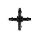 部品 3.5-4.0mm チューブ継手 樹脂バーブクロス 4×4×4×4mmバーブ AB-40C イリテック カ施 代引不可 個人宅配送不可