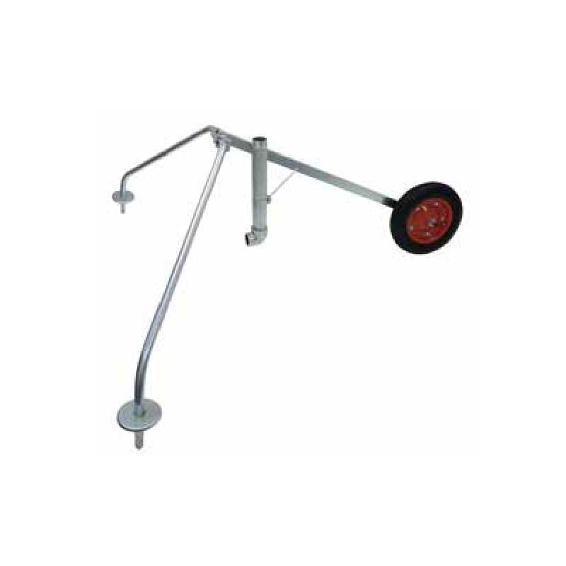 大型スプリンクラー台 レインガン台車 折り畳み移動式 上部 2"M 下部 40mm マチノメス RD-5040MK 散水 ..