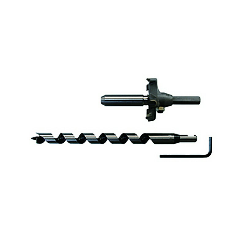 STAR-M No.28M 超硬 座掘錐 標準径 ドリル付(ガイド×カッター+ドリル222L) 軸貫通式タイプ 18×50mm 六..