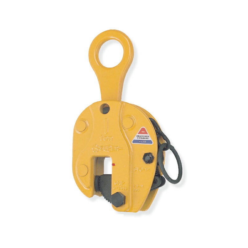 立吊クランプ SVC-H型 ロックハンドル式 スプリング式締め付けロック機構 SVC5H 容量5t クランプ範囲0～40mm スーパーツール コT 代引不可 個人宅配送不可