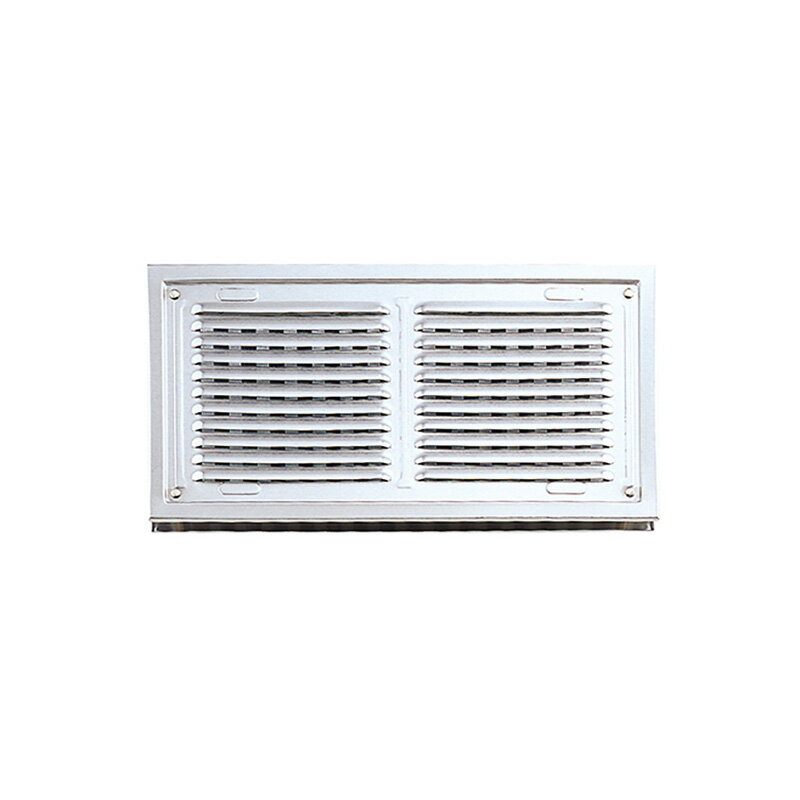 【10セット】 換気口 ドア用 角型換気口 ステンレス製 (レジスター・ガラリ) Bタイプ UK-RGB2040-BK ブラック 宇佐美工業 アMD