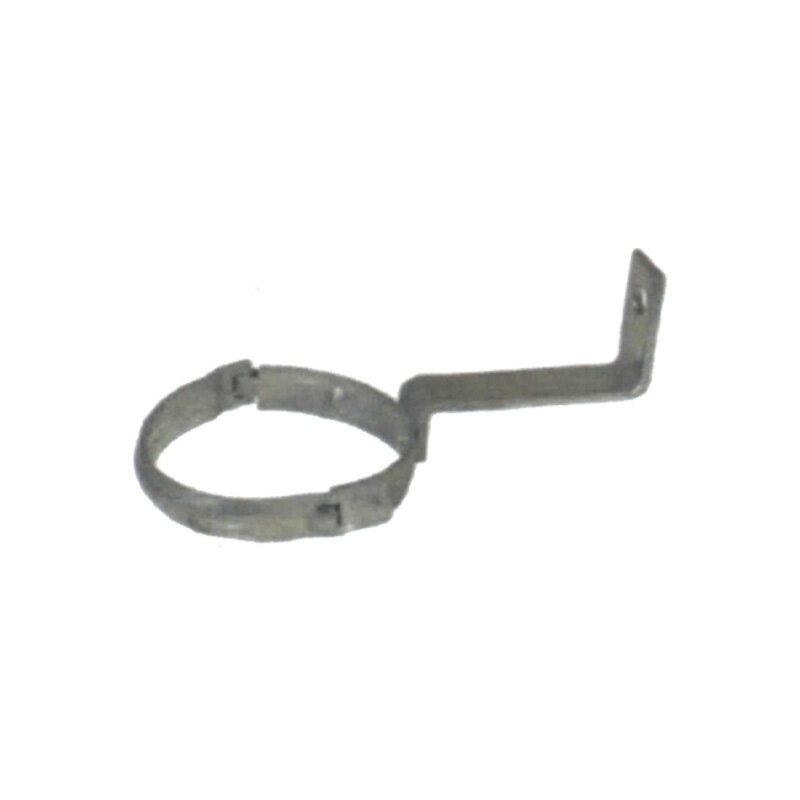 雨樋受け金物 スレートタッチバンド 100個入 60mm ドブメッキ ブラウン 107802 野島角清 アミD