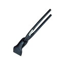 盛光 モリブデン 黒仕上掴箸45 薄口仕様 口幅45mm のみ込み23mm 全長270mm TKKR-0045 板金工具 つかみ箸 ツカミ アM 代引不可