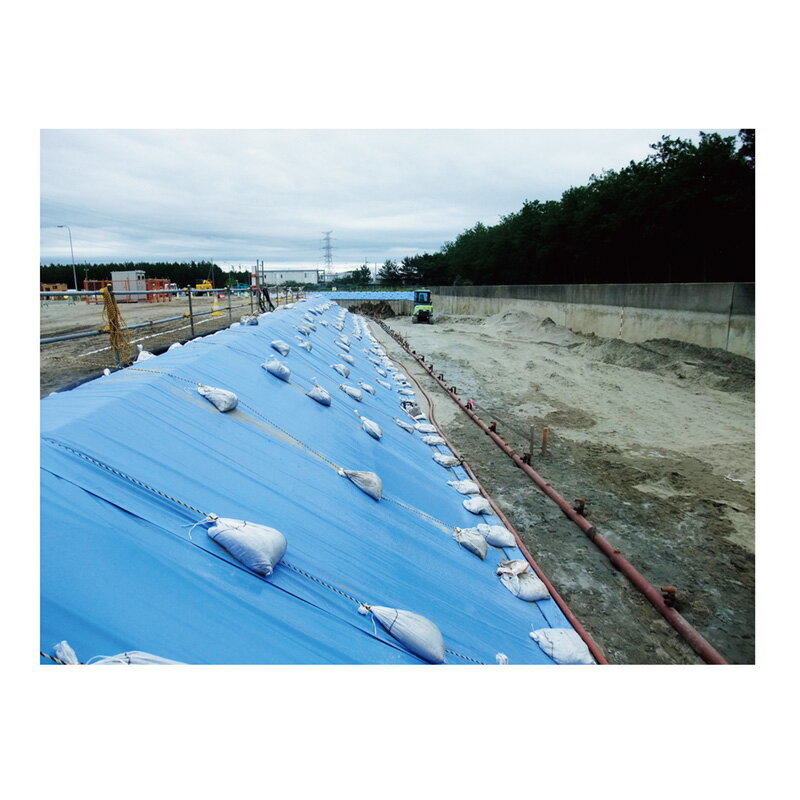 CSR 2年 シート 1.8×1.8m ディープブルー 50枚 日本製 災害 対候性 土木 工事現場 野積養生カバー レジャー 萩工 代引不可 個人宅配送不可