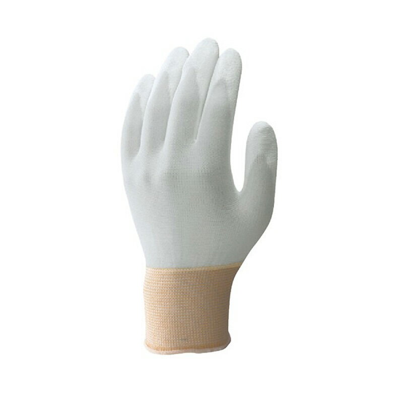 低発塵 手袋 パワーフィット手袋 簡易包装 10双入 1袋 Mサイズ B0400 指先ダブルコート シームレス すべり止め ショーワグローブ 三カD