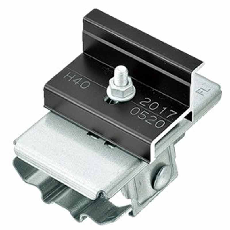 太陽光架台金具 D-FOURS 瓦棒 33/35兼用 高耐食鋼板 DFZ-KWK-T 端部用 MD37タイプ 北別 スワロー 代引不可