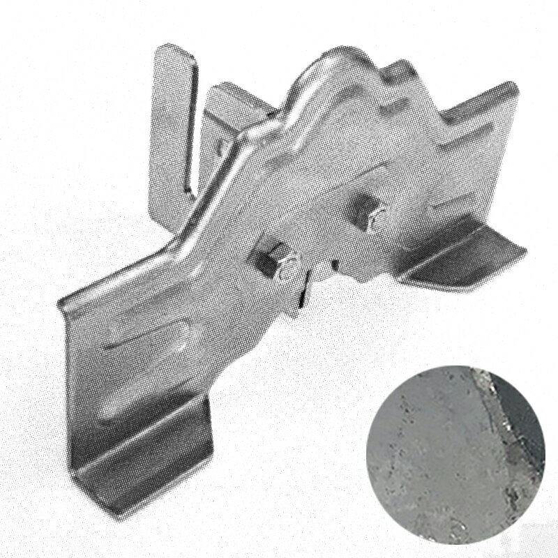 雪止金具 スノーストップ 立平小 30個入 ドブメッキ BNドブ 羽根180mm 竪平 蟻掛け 後付 鈴文H