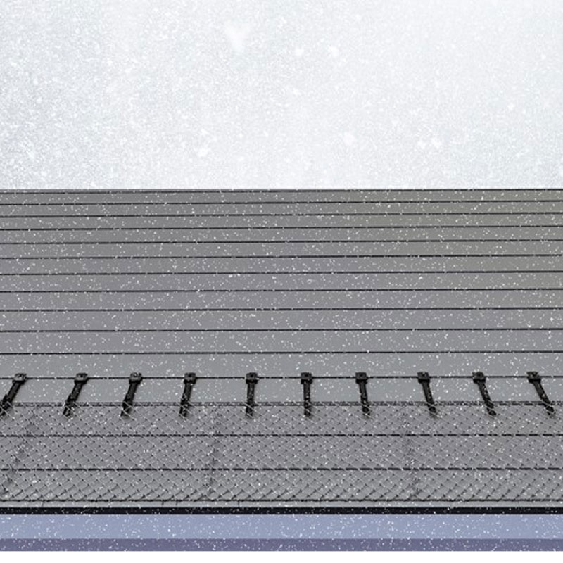 軒先設置型雪止ネットネットメル1820x6002枚入0188950巻ダレ氷柱抑制スワロー代引不可