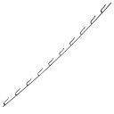 窓囲い金物 十手型 10本入 10段 1820mm 6尺 鉄 ブロンズカラー 窓枠取付け 冬囲い金物 雪 風 雨 保護 アMD