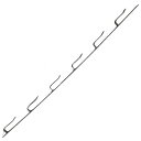 窓囲い金物 十手型 10本入 6段 1100mm 4尺 鉄 ブロンズカラー 窓枠取付け 冬囲い金物 雪 風 雨 保護 アMD