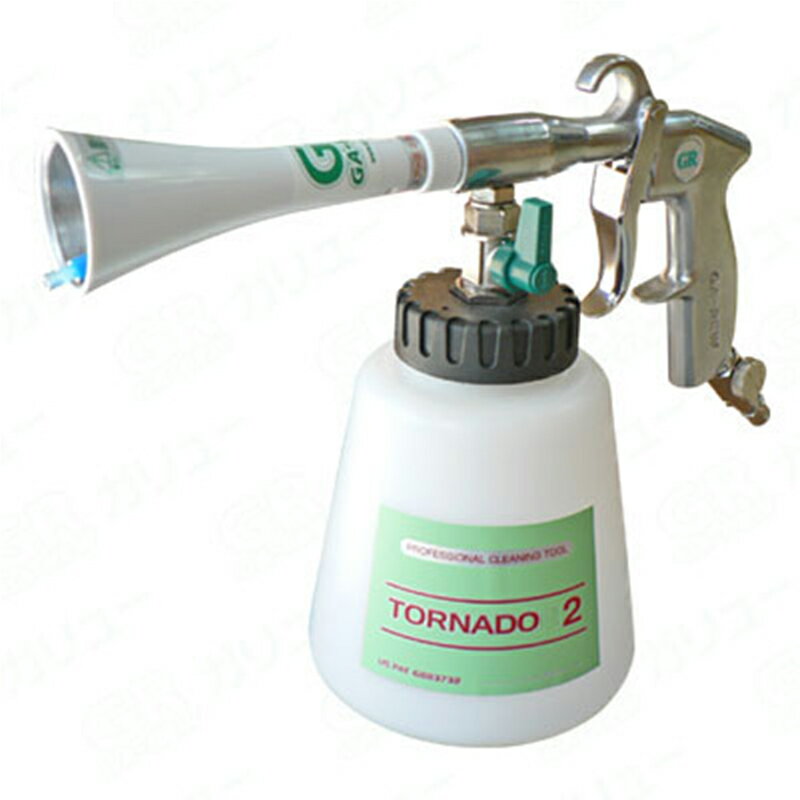 微粒子噴霧ガン トルネーダー L1000 粒子径4-5マイクロ 1000L 1.5馬力以上コンプレッサー対応 ナニワ 三冨D