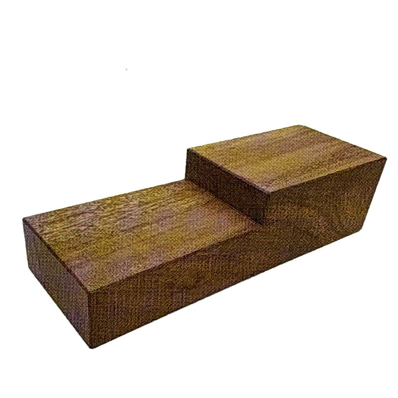 ジャッキUP助板 段々盤木 4個入 DN002 200x100xH80/50 オカン材 1つで2段階の高さ りん木 枕木 助板 シ..