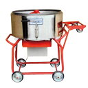 モルタルミキサー こね太郎 ステンレス モルタル ミキサー シューター 付 カート車取り 100L KMT-3.5HDS カネミツ 代引不可 個人宅配送不可