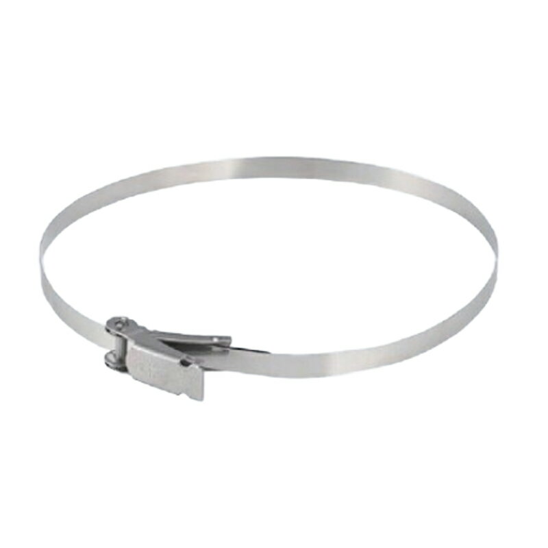 ステンレス製ポールバンド 締付金具付き POB-12 10個入 1200mm 適合径65-350mm 未来工業D