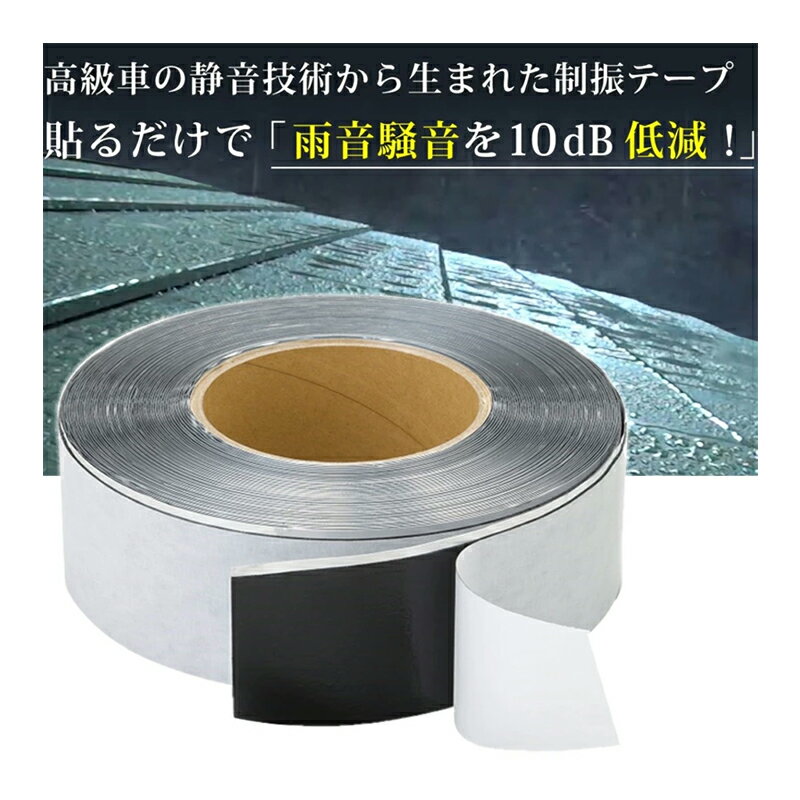金属屋根用制振テープ ゼトロ NV-α II 8巻入 0.55x45x20m アルミ箔付 騒音低減 新築 リフォーム イイダ..