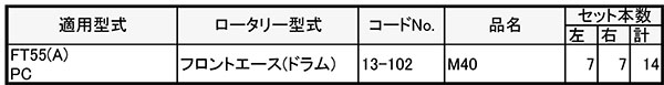 【6/1〜最大100%Pバック抽選で要エントリー】クボタ 管理機 爪 13-102 14本組 日本...