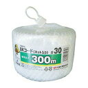 36巻 国産 荷造紐 白 SKコード(ネット入り) 300m No.70 #30 荷物 の 荷造り 梱包 紐 ロープ 信越工業 代引不可