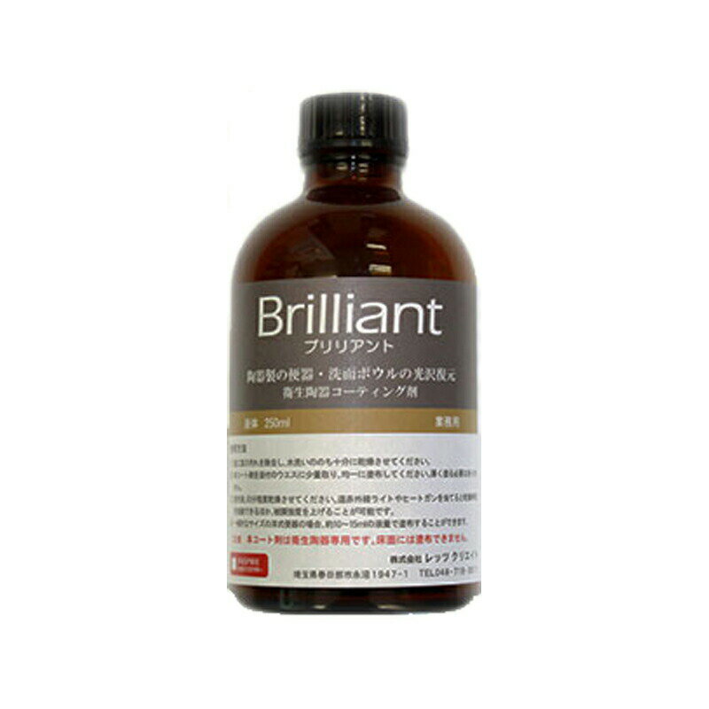 3本入り ブリリアント 250ml 光沢復元ガラスコート剤 INSPIRE レッツクリエイト 個人宅配送不可 代引不可