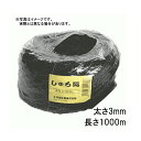 18玉 シュロ縄 黒 3mm×1000m 早S 代引不可