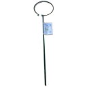 12セット 花支柱 ベル 2本組 直径20×H80cm No.174 黒 小KD