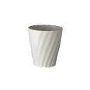 プラスチックポット Twistシリーズ Twist ロング 4寸 #1665 312個 ホワイト 白 鉢 園芸 明和 代引不可
